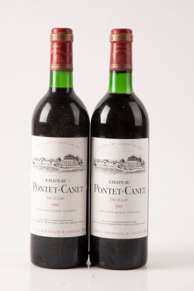 (2) 1983 Chateau Pontet Canet, Pauillac