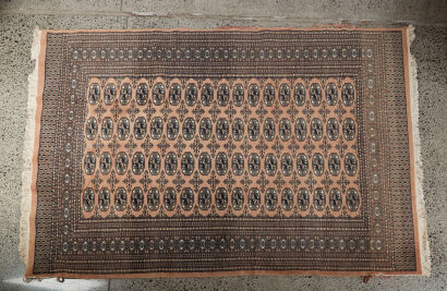 A Silk And Wool Rug