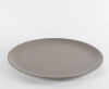 A Grey Wooden Serving Plater