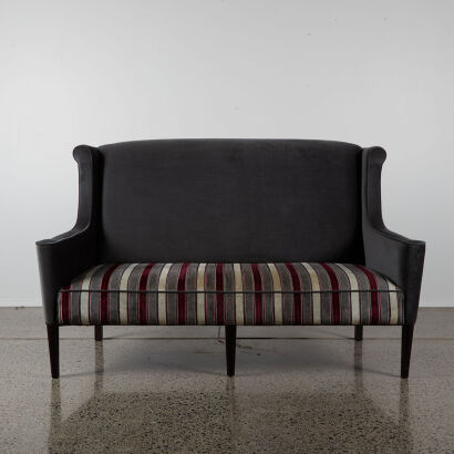 A Contemporary Wingback Sofa