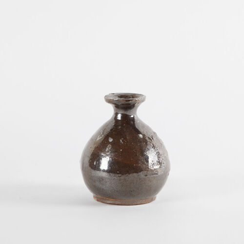 A Chinese Pottery Wing Lee Wai Glazed Bottle