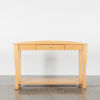 A Console Table in Beech With A Single Drawer