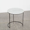 A Mable Topped Side Table - 2