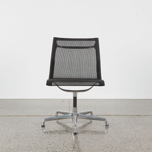 A Charles And Ray Eames EA330 Aluminium Group Mesh Chair