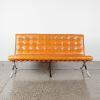 A Replica Barcelona Three Seater By Ludwig Mies Van Der Rohe