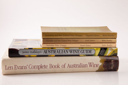 Five Australian wine books in one lot