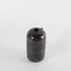 A Black Ceramic Poly-chrome Vase - 2