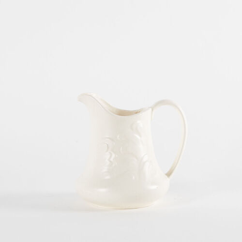 An Extremely Rare Crown Lynn White Ceramic Shape 417 'Fancy Jug'