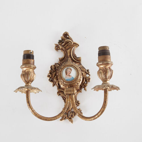 A Limoges Sconce