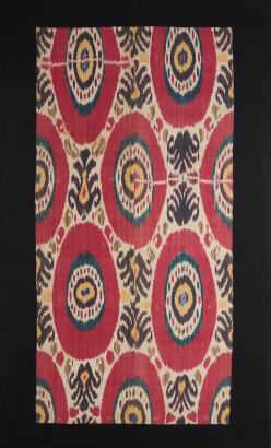 A Framed Ikat from Central Asia