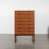 A Refined Europa Mid-Century Danish Teak Tallboy