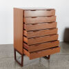 A Refined Europa Mid-Century Danish Teak Tallboy - 2