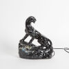 A Titian Studio Panther on a Rock TV Lamp