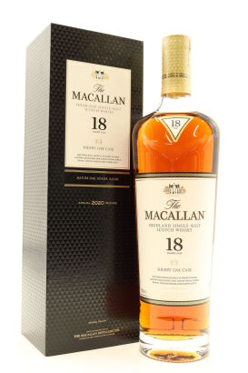 (1) Macallan 18 Year Old Sherry Oak 2020 Release, 43%ABV, 700ml (GB)