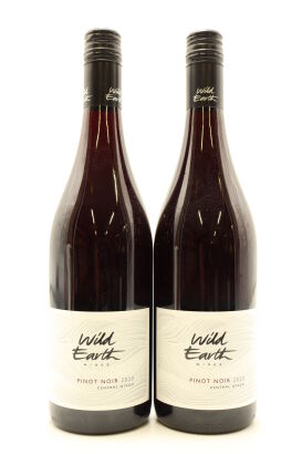 (2) 2020 Wild Earth Pinot Noir, Central Otago