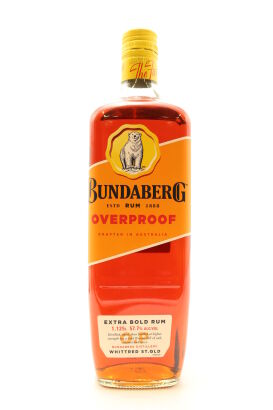 (1) Bundaberg O.P. Overproof Rum, 57.7% ABV, 1125ml