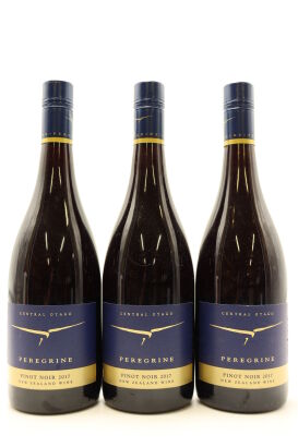 (3) 2017 Peregrine Pinot Noir, Central Otago