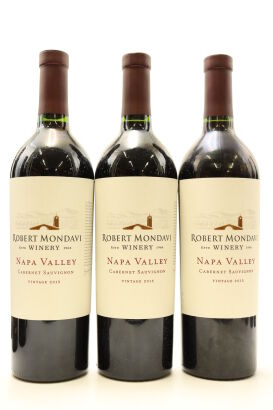 (3) 2015 Robert Mondavi Winery Cabernet Sauvignon, Napa Valley