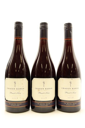 (3) 2018 Craggy Range Te Muna Road Vineyard Pinot Noir, Martinborough