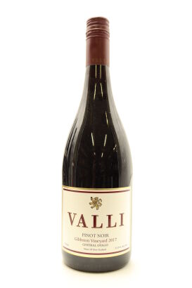 (1) 2017 Valli Gibbston Vineyards Pinot Noir, Gibbston