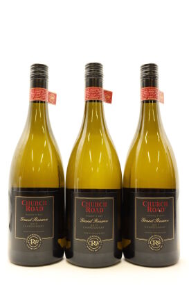 (3) 2017 Church Road Grand Reserve Chardonnay, Hawke's Bay