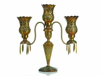 A Brass Candelabra