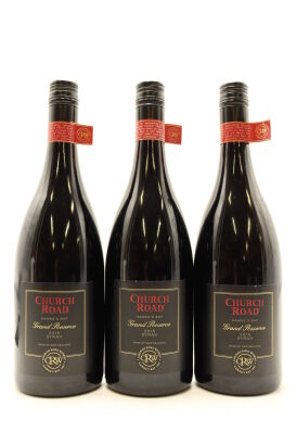 (3) 2015 Church Road Grand Reserve Syrah, Hawke's Bay