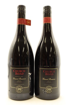 (2) 2014 Church Road Grand Reserve Syrah, Hawke's Bay