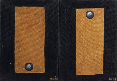 JULIE GILBERT Gold - Black (Diptych)