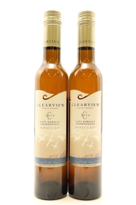 (2) 2012 Clearview Estate Late Harvest Chardonnay, Hawke's Bay, 375ml