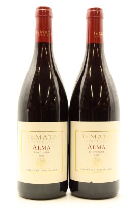 (2) 2019 Te Mata Estate Alma Pinot Noir, Hawkes Bay