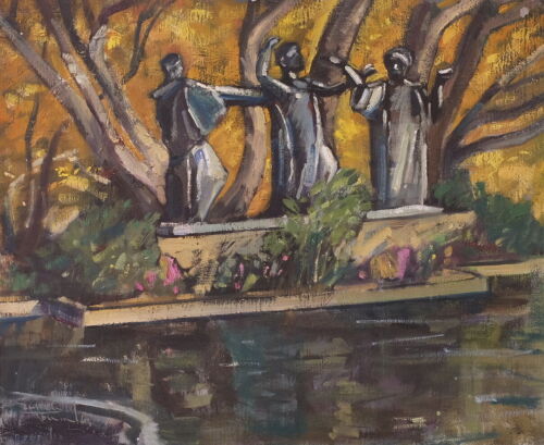 RUSSELL HOLLINGS The Statues, AK Domain