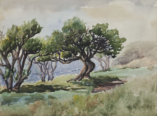 CONSTANCE WEYERGANG Untitled River Scene