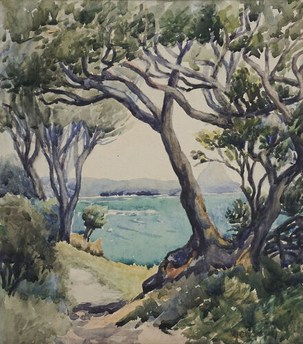 CONSTANCE WEYERGANG Untitled Lake Scene