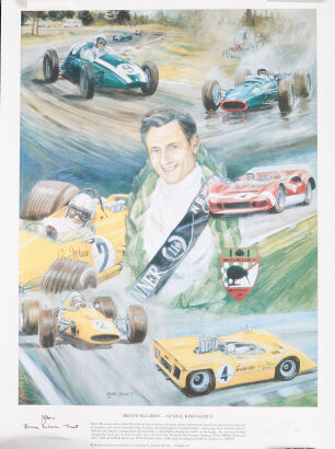 Bruce McLaren Genial Kiwi Genius Limited Print