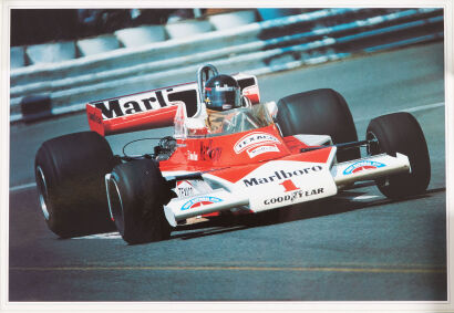 James hunt US GP 1977 print