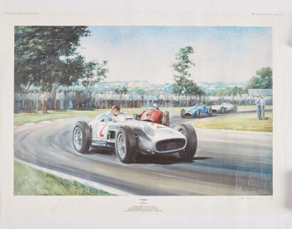 Fangio Alan Fearnley Limited Edition Print
