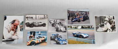 A lot of 8 racing photographs