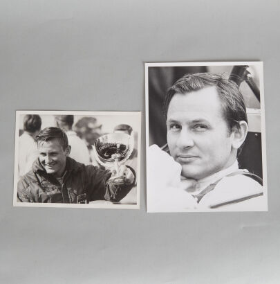 A lot of 2 Bruce McLaren Photographs