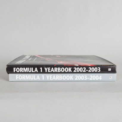 A lot of two Formula 1 Yearbooks