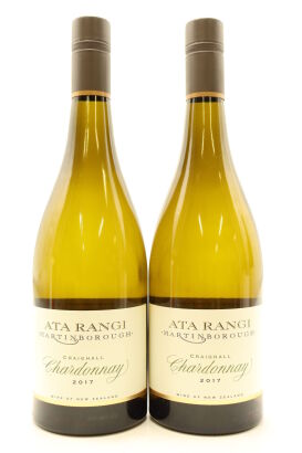 (2) 2017 Ata Rangi Craighall Chardonnay, Martinborough [JR17] [WE95]
