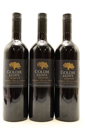 (3) 2013 Goldie Estate Reserve Merlot - Cabernet Franc, Waiheke Island