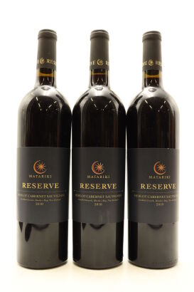 (3) 2010 Matariki Reserve Merlot Cabernet Sauvignon, Gimblett Gravels