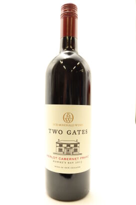 (1) 2013 Rod Mcdonald Two Gates Heritage Merlot Cabernet Franc, Hawke's Bay