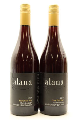 (2) 2017 Alana Estate Pinot Noir, Martinborough