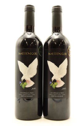 (2) 2009 Messenger 'Menage a Trois" Merlot Cabernet Franc Malbec, Stillwater