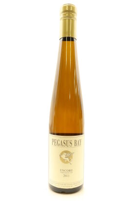 (1) 2011 Pegasus Bay Encore Noble Riesling, Waipara, 375ml