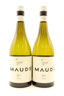 (2) 2019 Maude 'Mt Maude Vineyard' Chardonnay, Wanaka