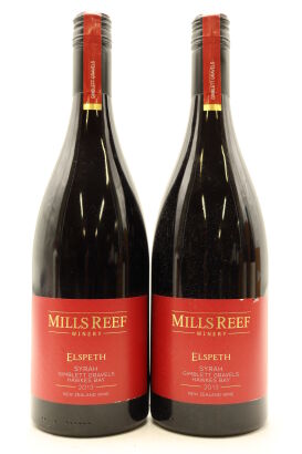 (2) 2013 Mills Reef Elspeth Trust Vineyard Syrah, Gimblett Gravels [BC95]