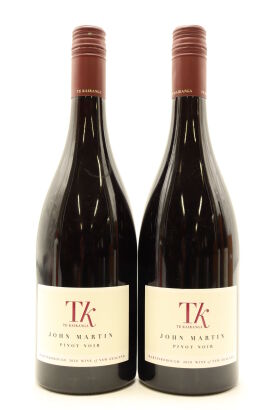 (2) 2020 Te Kairanga John Martin Pinot Noir, Martinborough